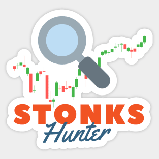 Stonks Hunter Sticker